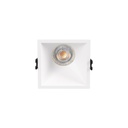 Square recessed downlight ring - Low UGR - Cutout 85 x 85mm