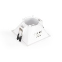 Square recessed downlight ring - Low UGR - Cutout 85 x 85mm