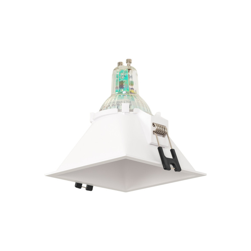 Square recessed downlight ring - Low UGR - Cutout 85 x 85mm