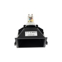 Square recessed downlight ring - Low UGR - Cutout 85 x 85mm