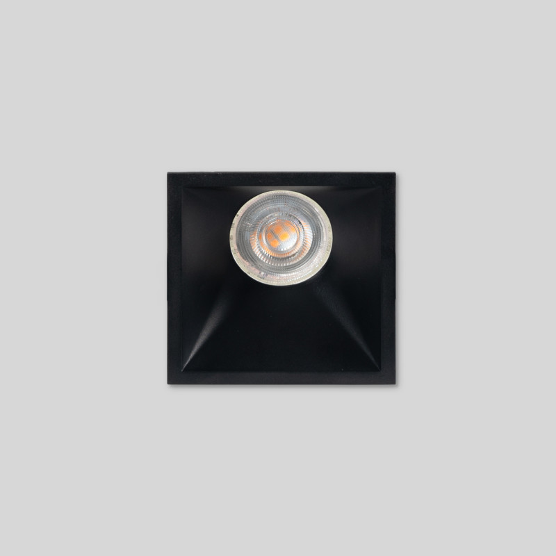 Square recessed downlight ring - Low UGR - Cutout 85 x 85mm