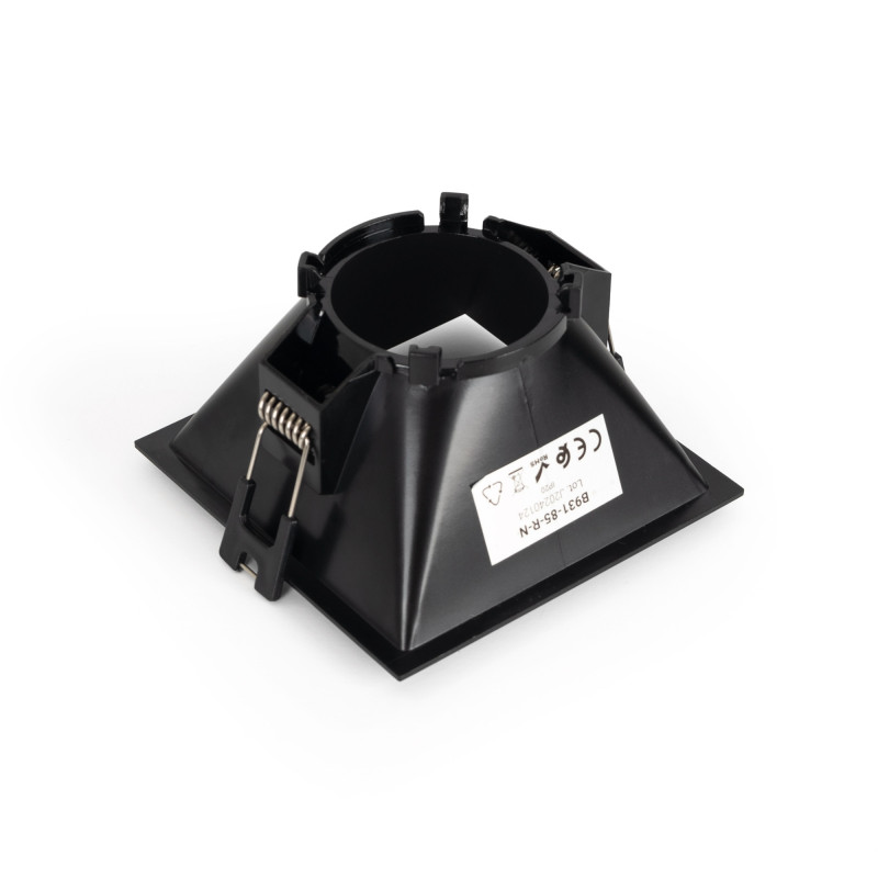 Square recessed downlight ring - Low UGR - Cutout 85 x 85mm