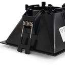 Square recessed downlight ring - Low UGR - Cutout 85 x 85mm