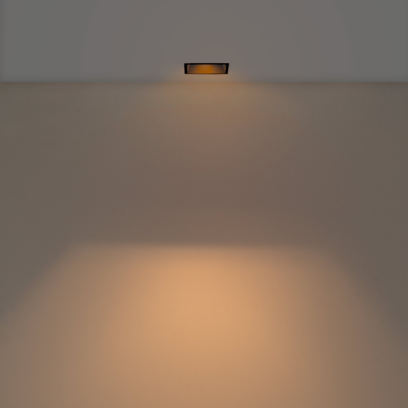 Square recessed downlight ring - Low UGR - Cutout 85 x 85mm