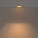 Asymmetrical square recessed downlight ring - Low UGR - Cutout 85 x 85mm