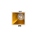 Asymmetrical square recessed downlight ring - Low UGR - Cutout 85 x 85mm