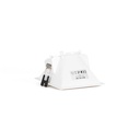 Asymmetrical square recessed downlight ring - Low UGR - Cutout 85 x 85mm