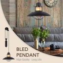 Vintage pendant lamp "COAL PENDANT".