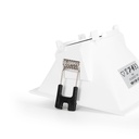 Asymmetrical square recessed downlight ring - Low UGR - Cutout 85 x 85mm