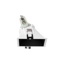 Asymmetrical square recessed downlight ring - Low UGR - Cutout 85 x 85mm