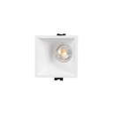Asymmetrical square recessed downlight ring - Low UGR - Cutout 85 x 85mm