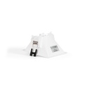 Asymmetrical square recessed downlight ring - Low UGR - Cutout 85 x 85mm