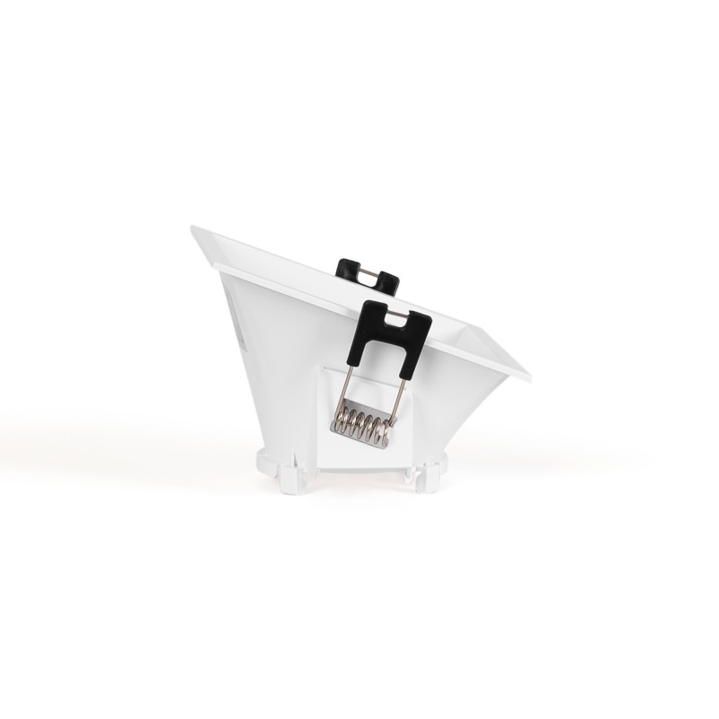 Asymmetrical square recessed downlight ring - Low UGR - Cutout 85 x 85mm