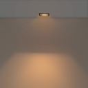 Asymmetrical square recessed downlight ring - Low UGR - Cutout 85 x 85mm