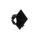 Asymmetrical square recessed downlight ring - Low UGR - Cutout 85 x 85mm