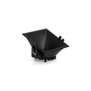 Asymmetrical square recessed downlight ring - Low UGR - Cutout 85 x 85mm