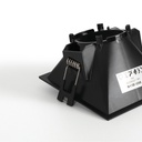 Asymmetrical square recessed downlight ring - Low UGR - Cutout 85 x 85mm