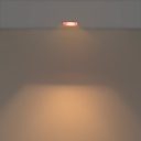 Asymmetrical square recessed downlight ring - Low UGR - Cutout 85 x 85mm
