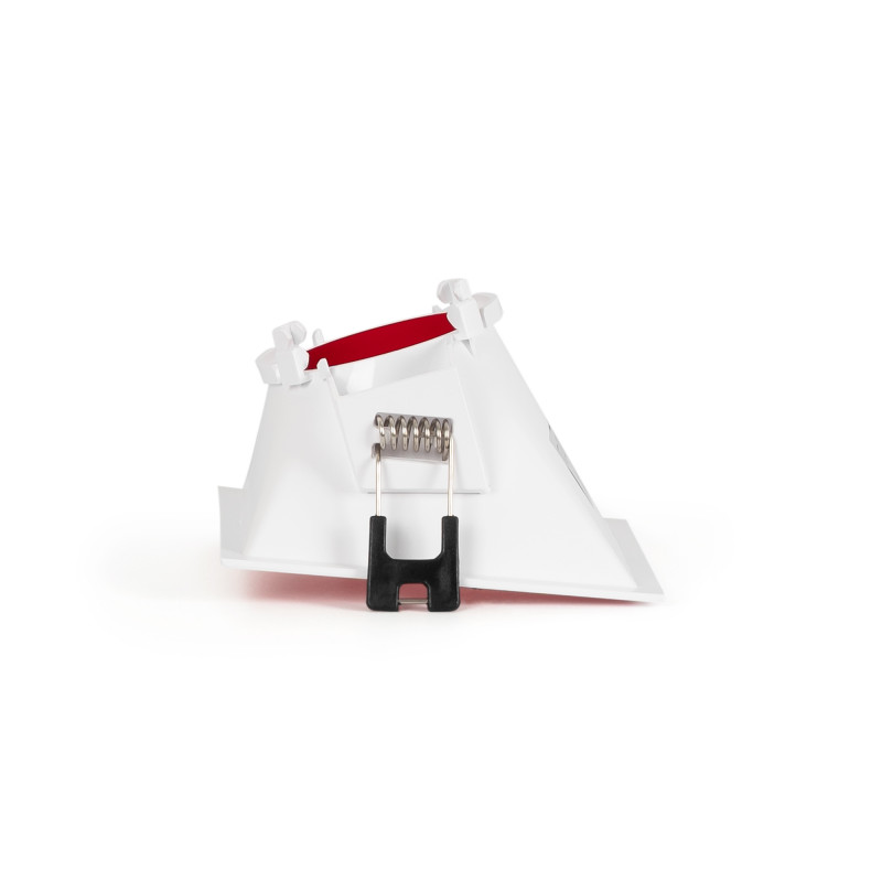 Asymmetrical square recessed downlight ring - Low UGR - Cutout 85 x 85mm