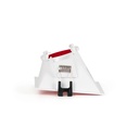 Asymmetrical square recessed downlight ring - Low UGR - Cutout 85 x 85mm