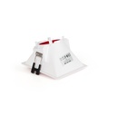 Asymmetrical square recessed downlight ring - Low UGR - Cutout 85 x 85mm