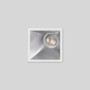 Asymmetrical square recessed downlight ring - Low UGR - Cutout 85 x 85mm