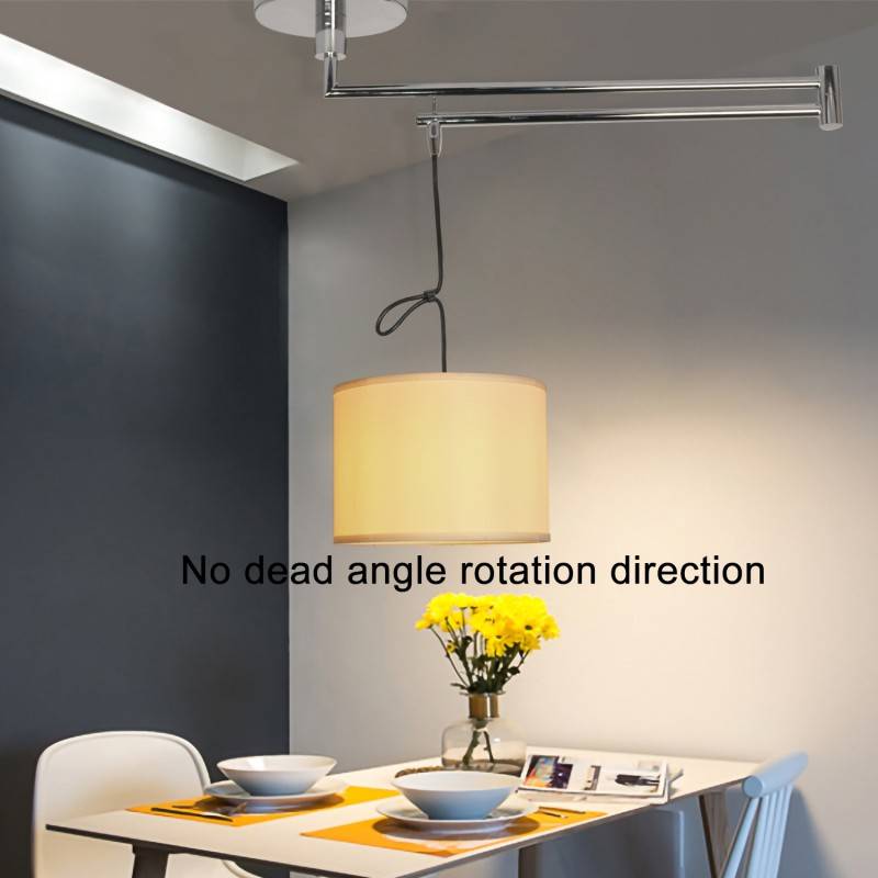 Neck" Articulated Ceiling Pendant Light E27 with Swivel Arm