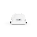 Asymmetrical square recessed downlight ring - Low UGR - Cutout 85 x 85mm