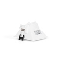 Asymmetrical square recessed downlight ring - Low UGR - Cutout 85 x 85mm