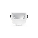 Asymmetrical square recessed downlight ring - Low UGR - Cutout 85 x 85mm