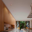 Asymmetrical square recessed downlight ring - Low UGR - Cutout 85 x 85mm