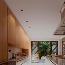 Asymmetrical square recessed downlight ring - Low UGR - Cutout 85 x 85mm