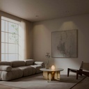 Asymmetrical square recessed downlight ring - Low UGR - Cutout 85 x 85mm