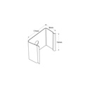 Metal fixing clip for BPERFT40 profile