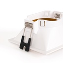 Square recessed downlight ring - Low UGR - Cutout 75 x 75mm