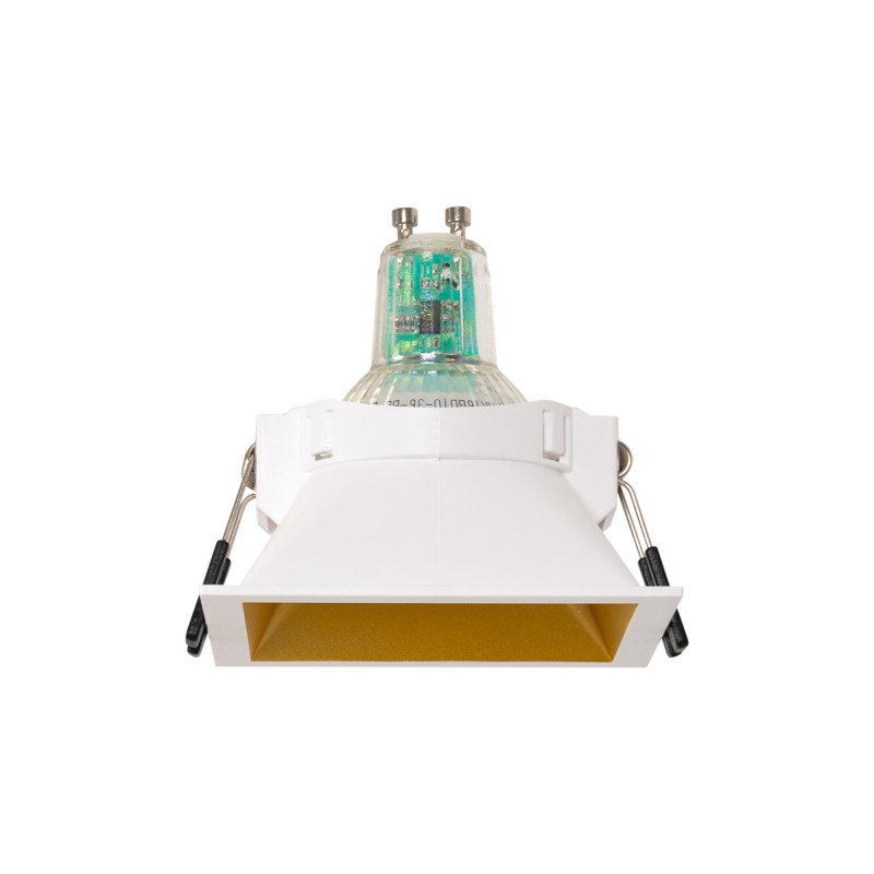 Square recessed downlight ring - Low UGR - Cutout 75 x 75mm