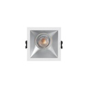 Square recessed downlight ring - Low UGR - Cutout 75 x 75mm