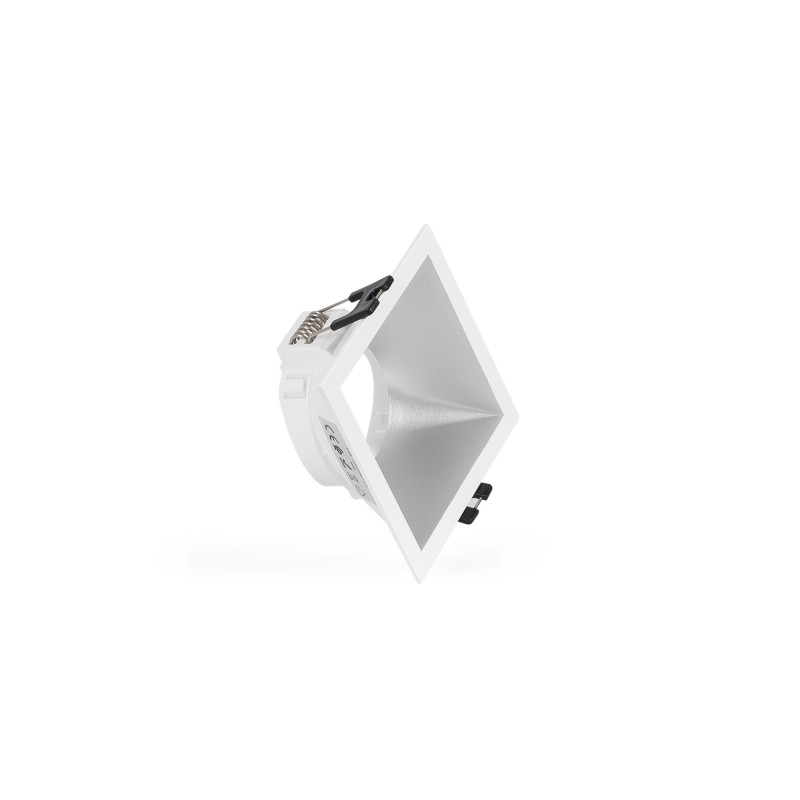 Square recessed downlight ring - Low UGR - Cutout 75 x 75mm