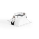 Square recessed downlight ring - Low UGR - Cutout 75 x 75mm