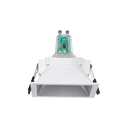 Square recessed downlight ring - Low UGR - Cutout 75 x 75mm