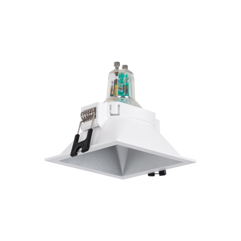 Square recessed downlight ring - Low UGR - Cutout 75 x 75mm
