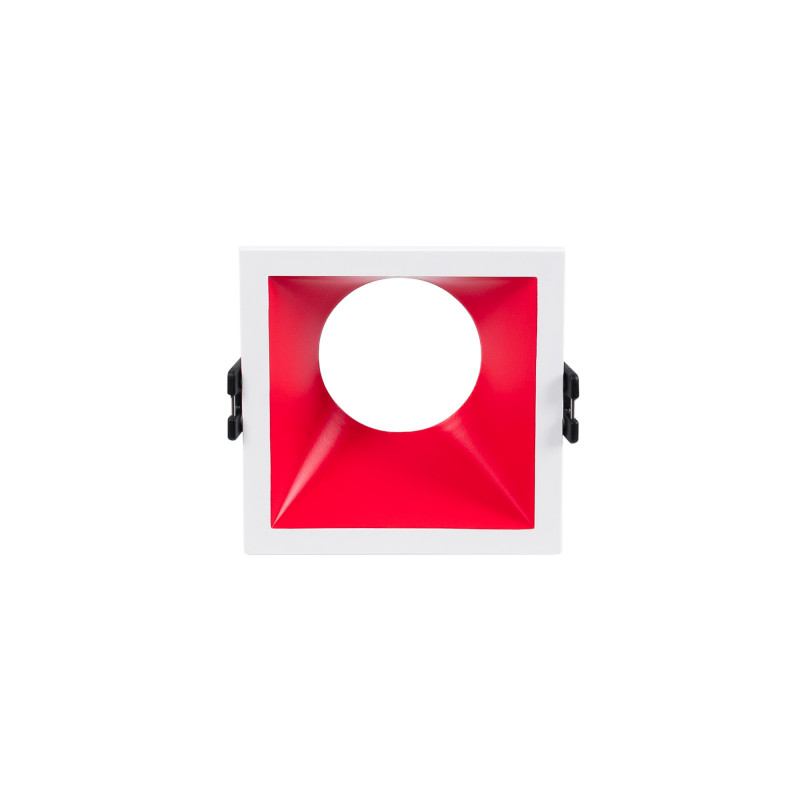 Square recessed downlight ring - Low UGR - Cutout 75 x 75mm