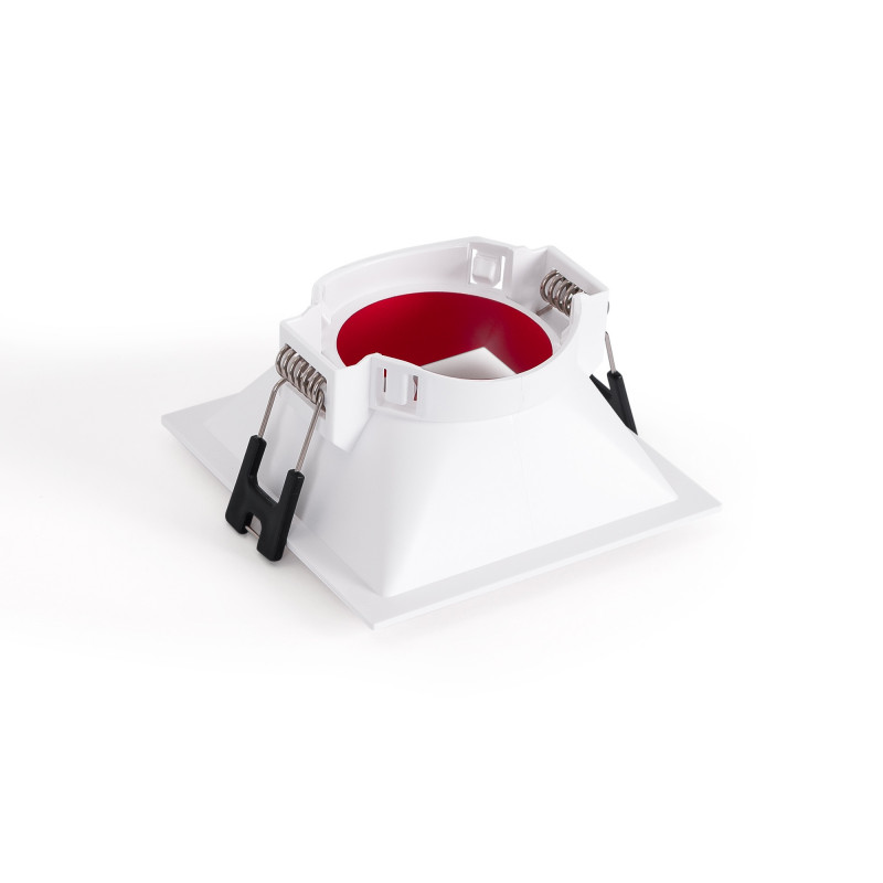 Square recessed downlight ring - Low UGR - Cutout 75 x 75mm