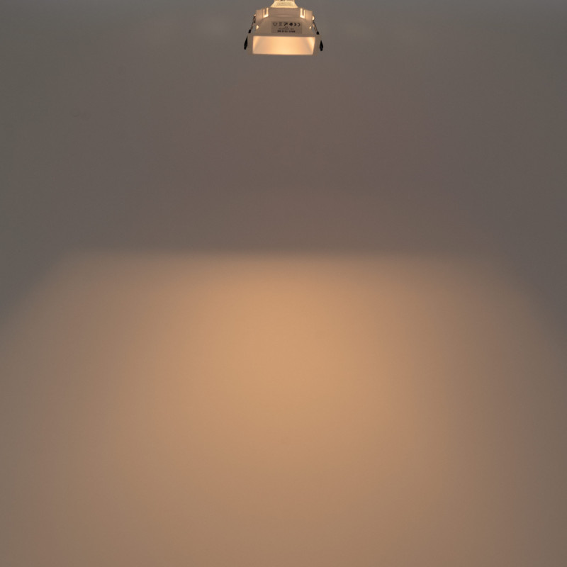 Square recessed downlight ring - Low UGR - Cutout 75 x 75mm