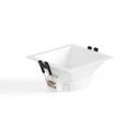 Square recessed downlight ring - Low UGR - Cutout 75 x 75mm