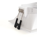 Square recessed downlight ring - Low UGR - Cutout 75 x 75mm