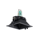 Square recessed downlight ring - Low UGR - Cutout 75 x 75mm