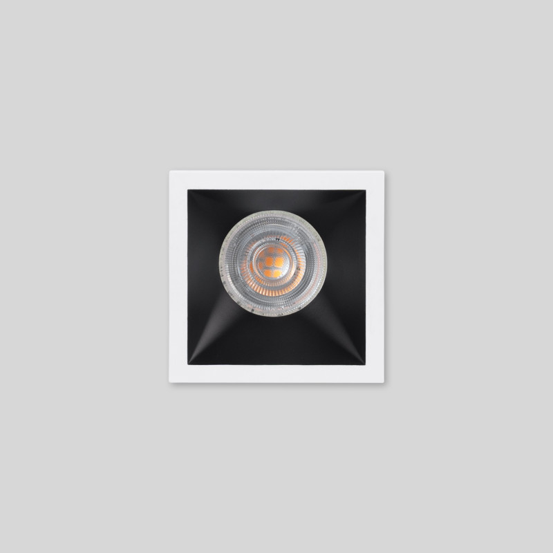 Square recessed downlight ring - Low UGR - Cutout 75 x 75mm