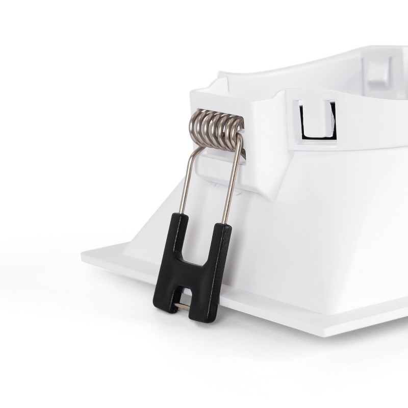 Square recessed downlight ring - Low UGR - Cutout 75 x 75mm