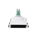 Square recessed downlight ring - Low UGR - Cutout 75 x 75mm